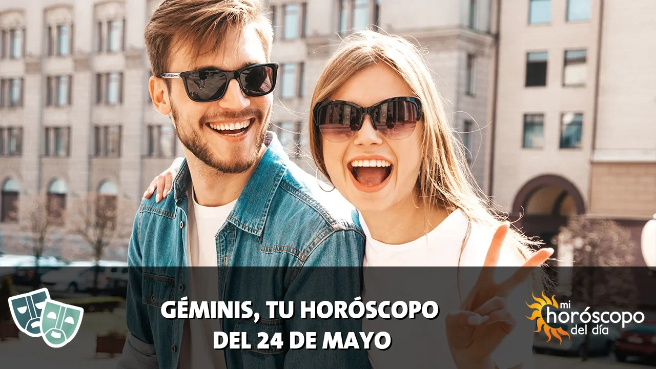 Horóscopo de Géminis del domingo 24 de mayo de 2026
