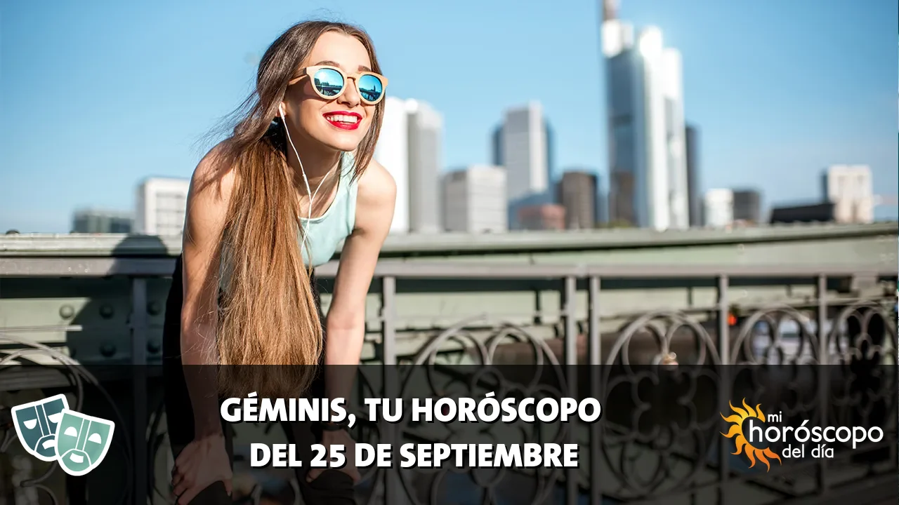 Horóscopo de Géminis del viernes 25 de septiembre de 2026
