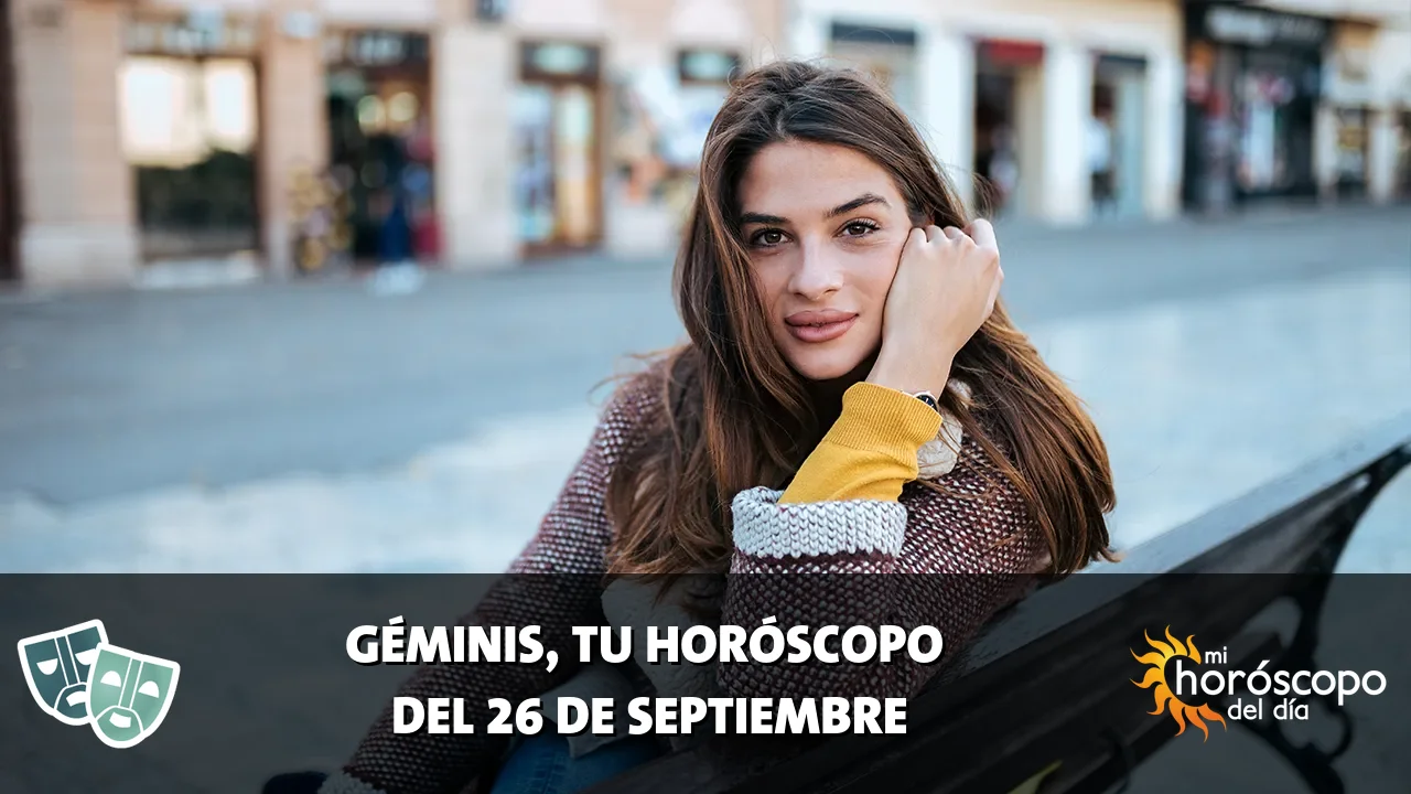 Horóscopo de Géminis del sábado 26 de septiembre de 2026