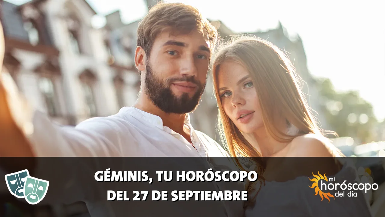 Horóscopo de Géminis del domingo 27 de septiembre de 2026