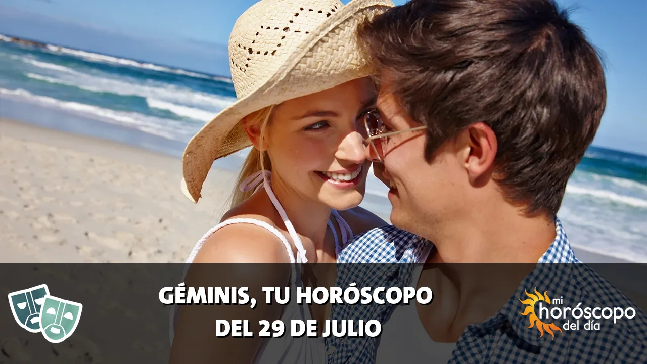 Horóscopo de Géminis del miércoles 29 de julio de 2026