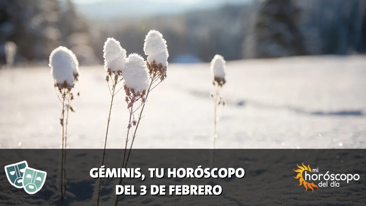 Horóscopo de Géminis del martes 3 de febrero de 2026