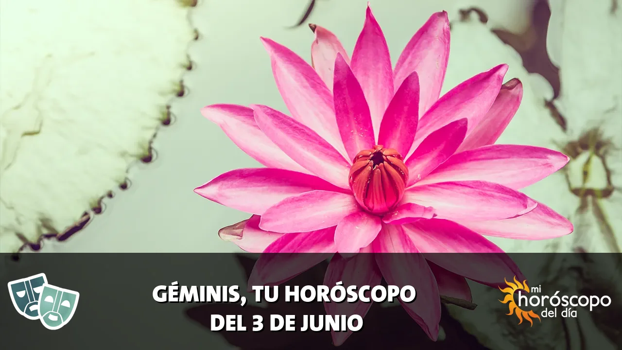 Horóscopo de Géminis del miércoles 3 de junio de 2026