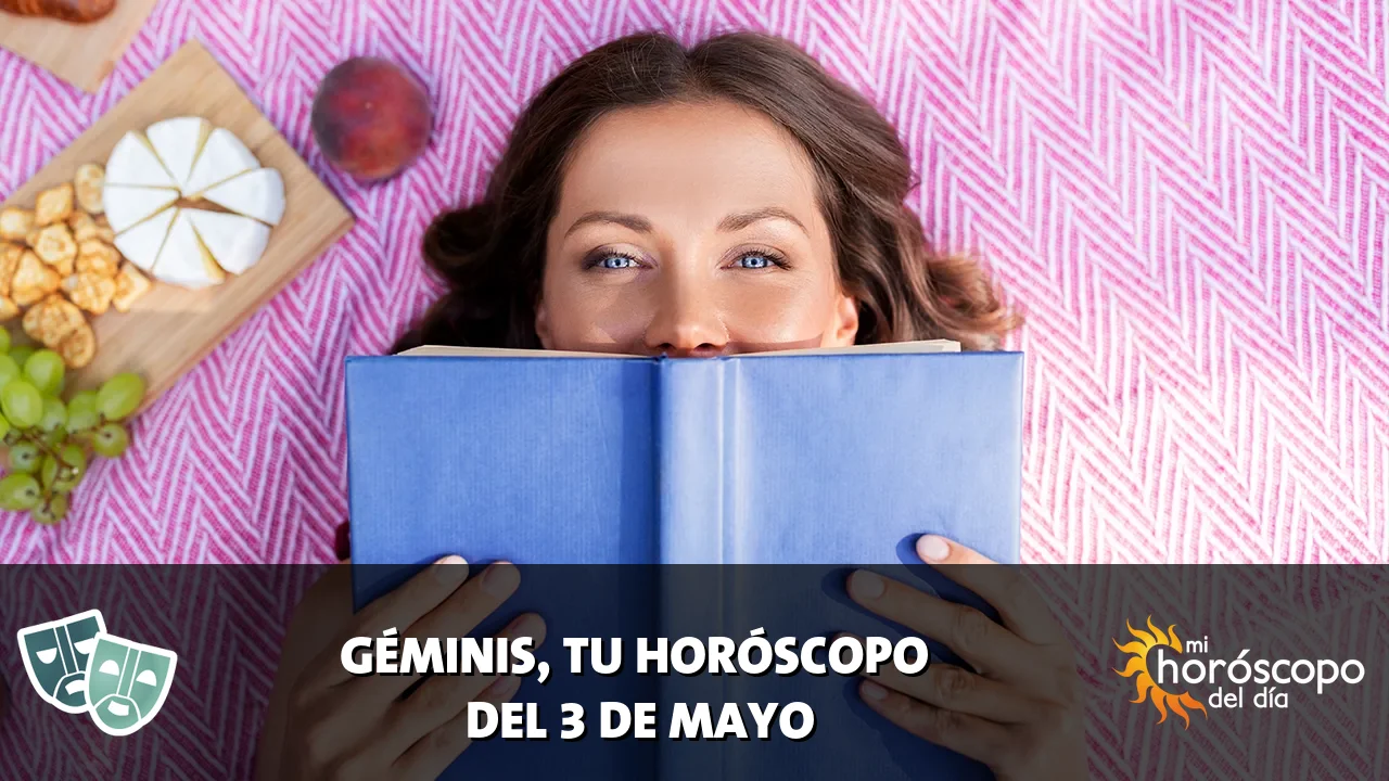 Horóscopo de Géminis del domingo 3 de mayo de 2026