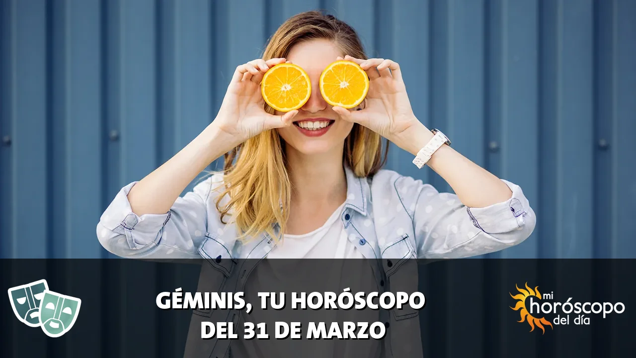 Horóscopo de Géminis del martes 31 de marzo de 2026