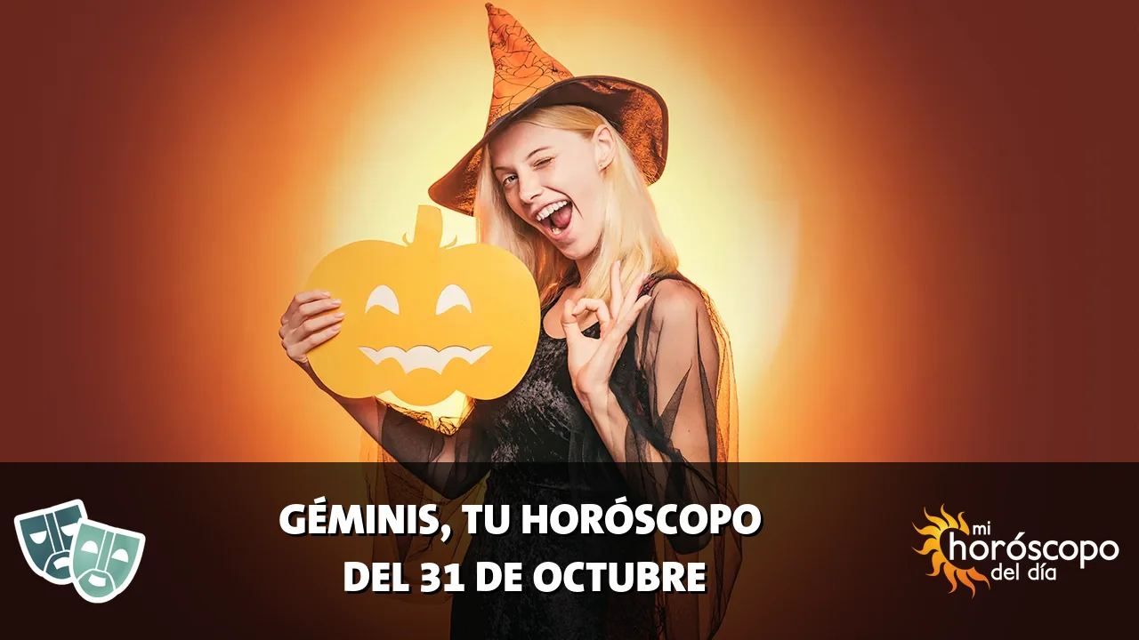 Horóscopo de Géminis del sábado 31 de octubre de 2026