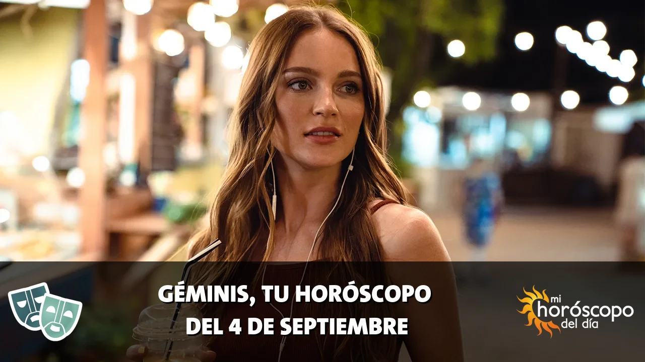 Horóscopo de Géminis del viernes 4 de septiembre de 2026