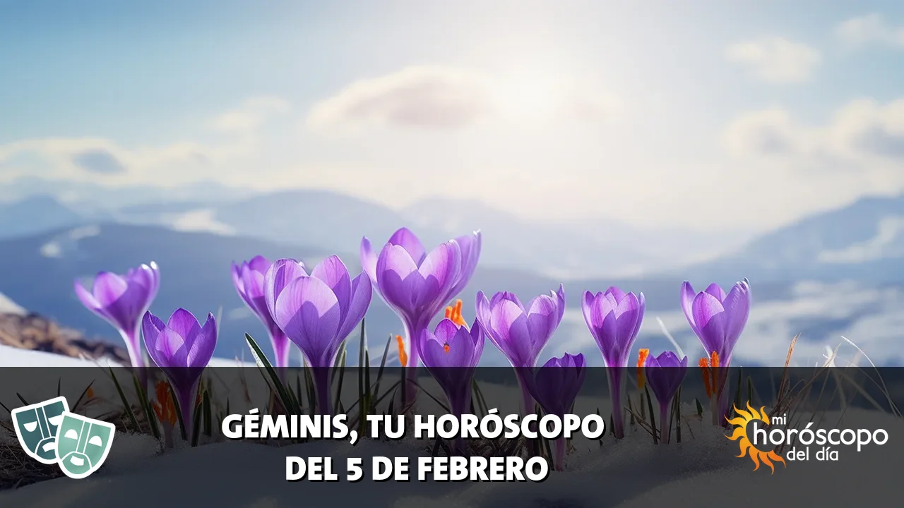 Horóscopo de Géminis del jueves 5 de febrero de 2026