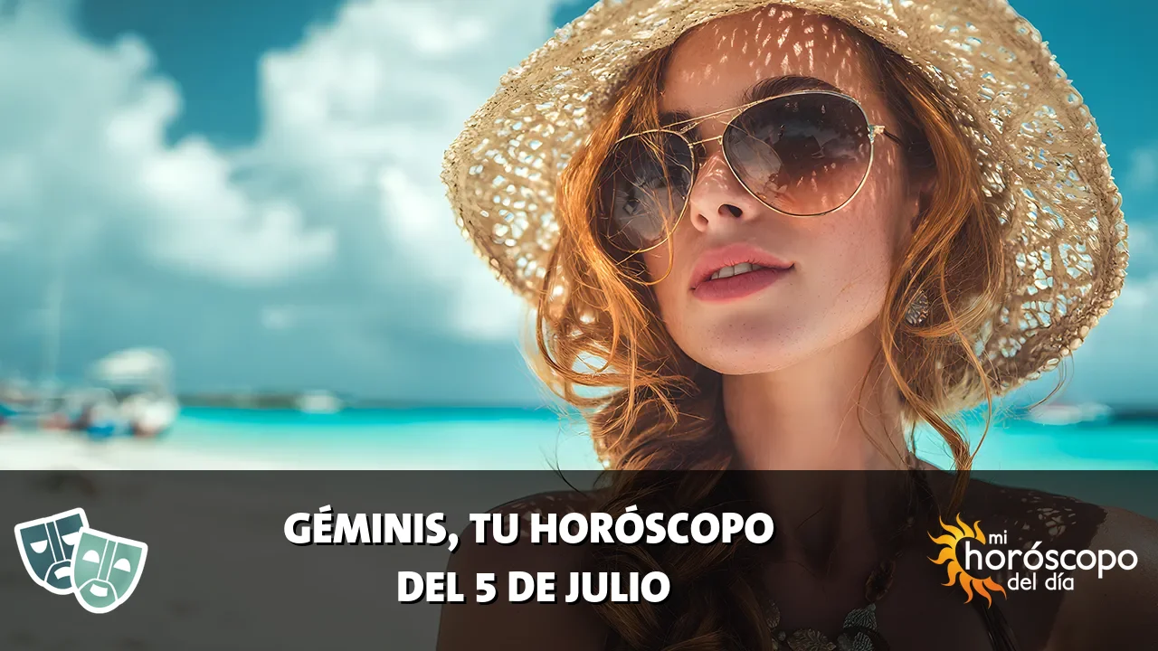 Horóscopo de Géminis del domingo 5 de julio de 2026