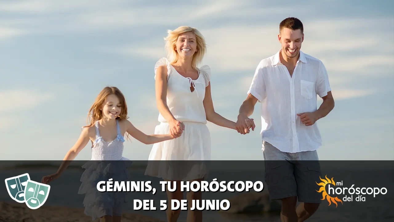 Horóscopo de Géminis del viernes 5 de junio de 2026