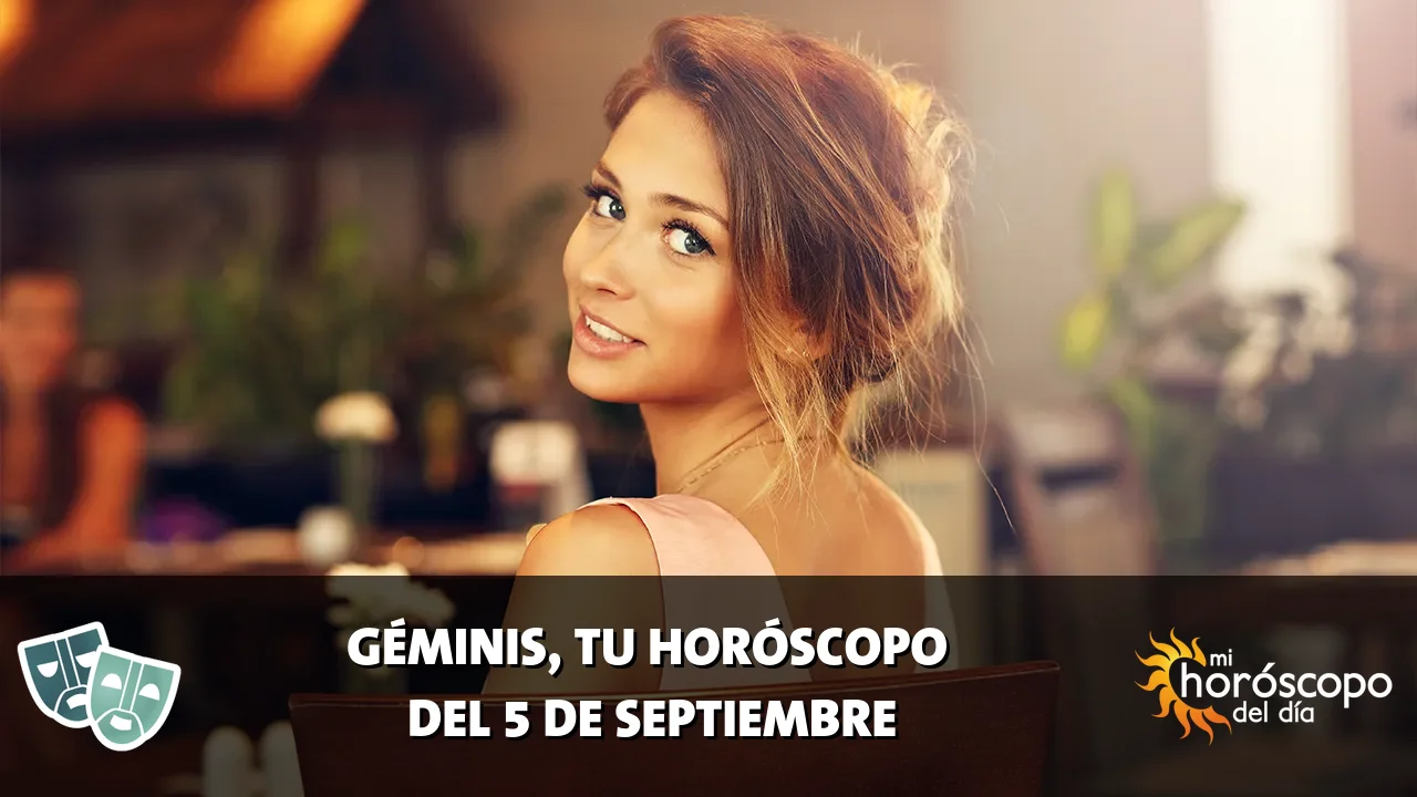 Horóscopo de Géminis del sábado 5 de septiembre de 2026