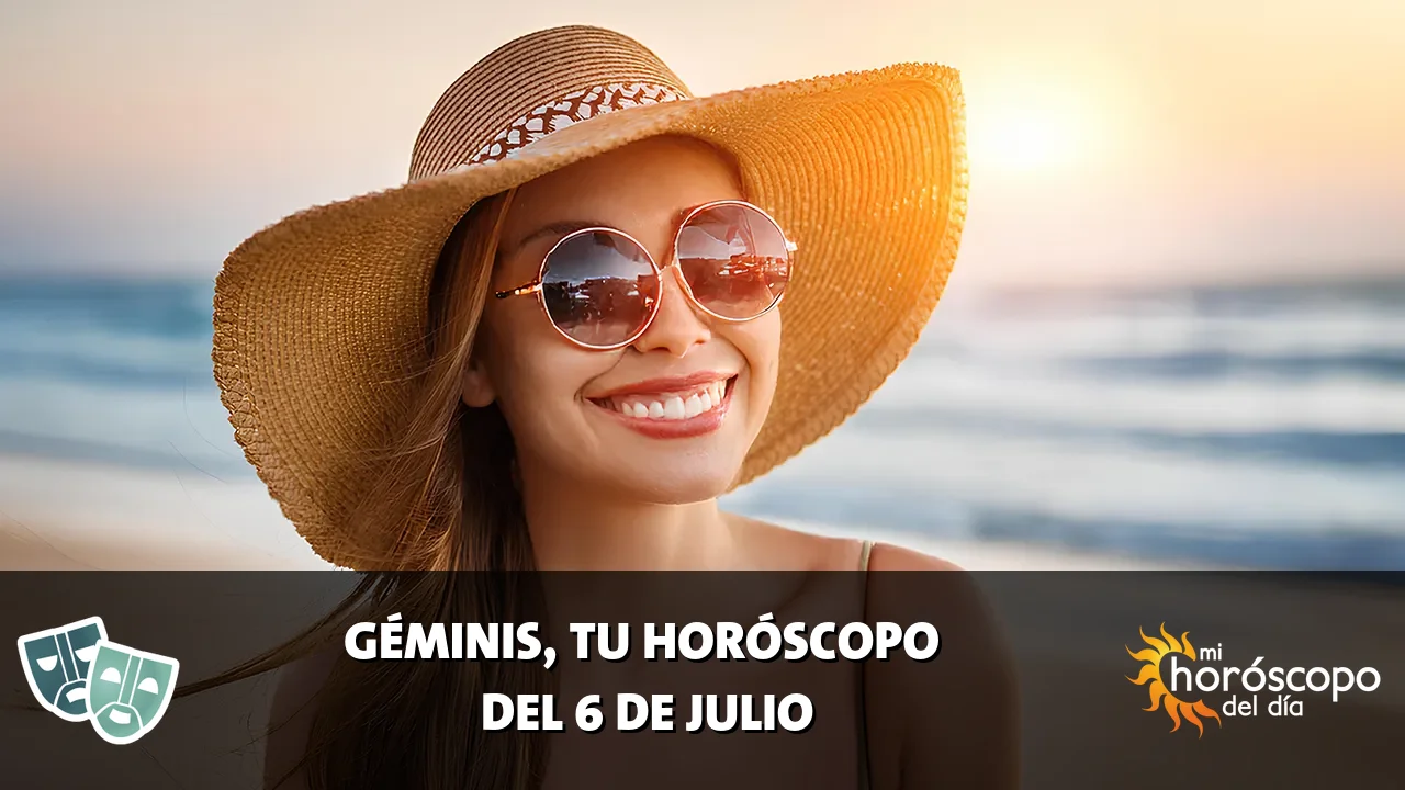 Horóscopo de Géminis del lunes 6 de julio de 2026