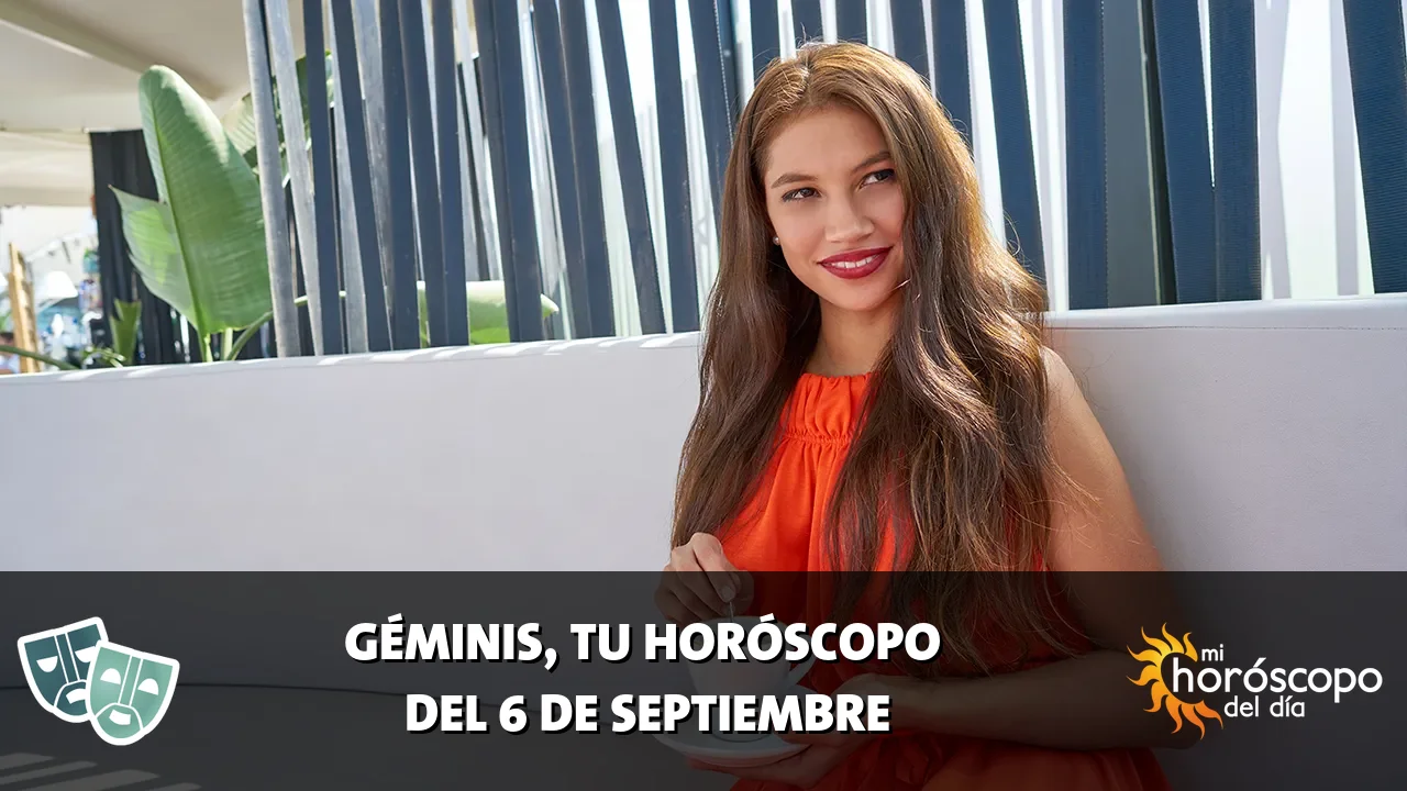 Horóscopo de Géminis del domingo 6 de septiembre de 2026
