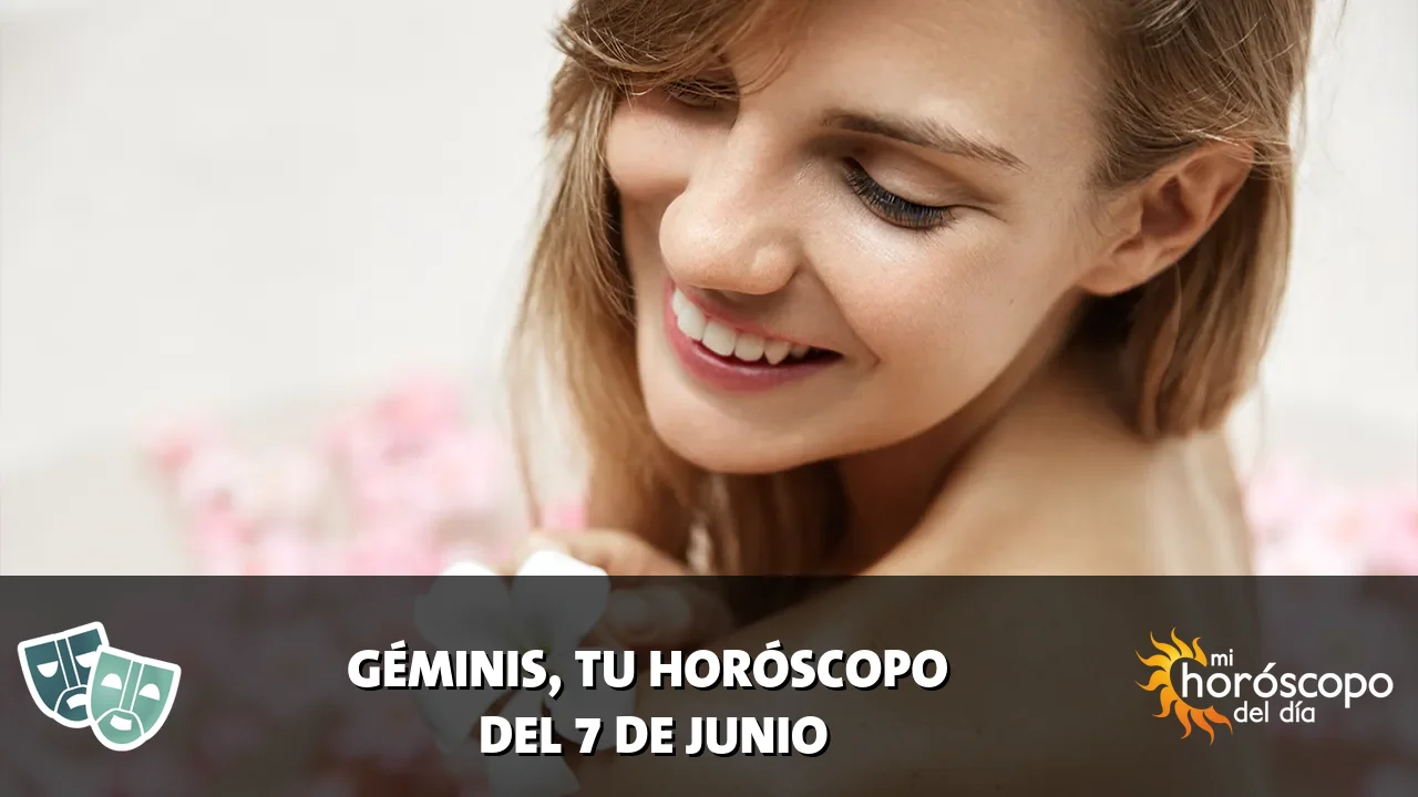 Horóscopo de Géminis del domingo 7 de junio de 2026