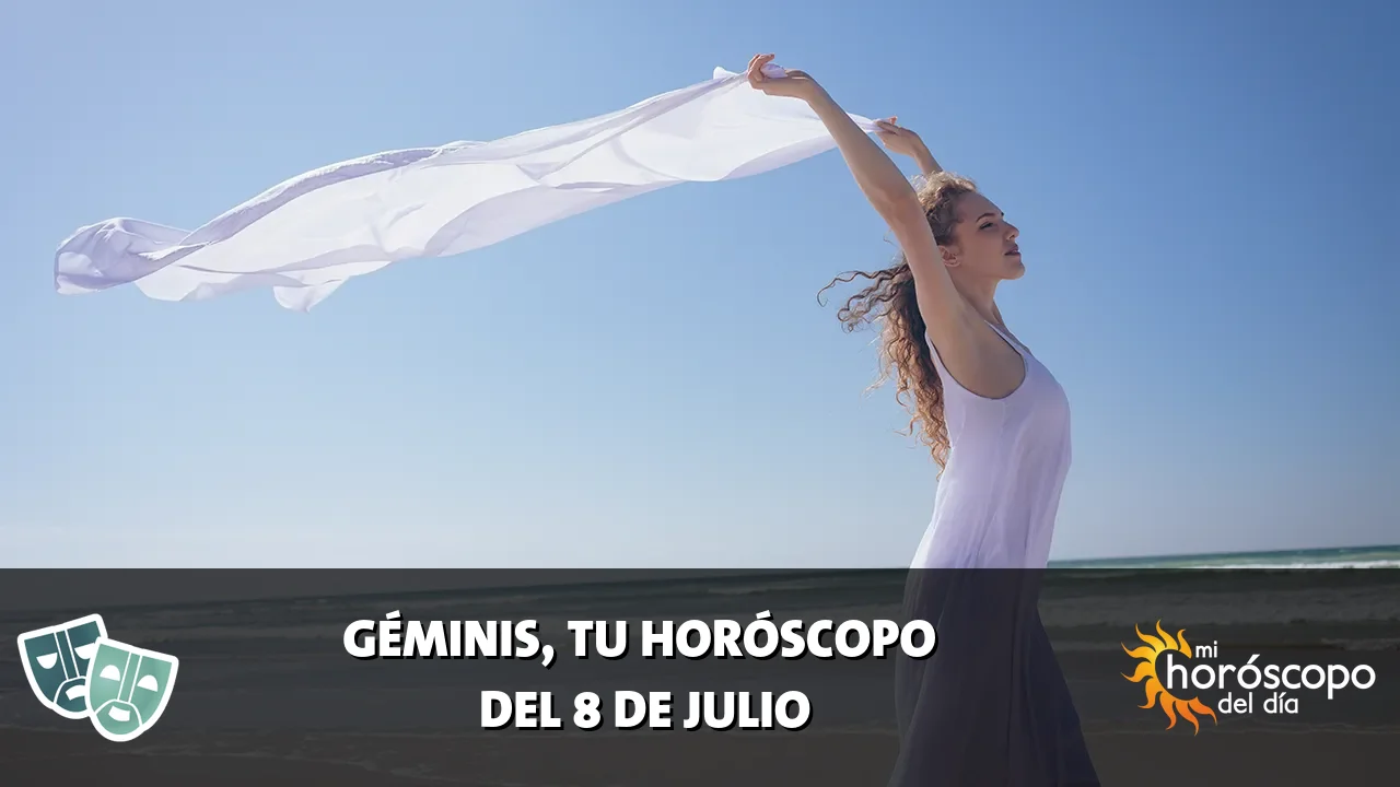 Horóscopo de Géminis del miércoles 8 de julio de 2026