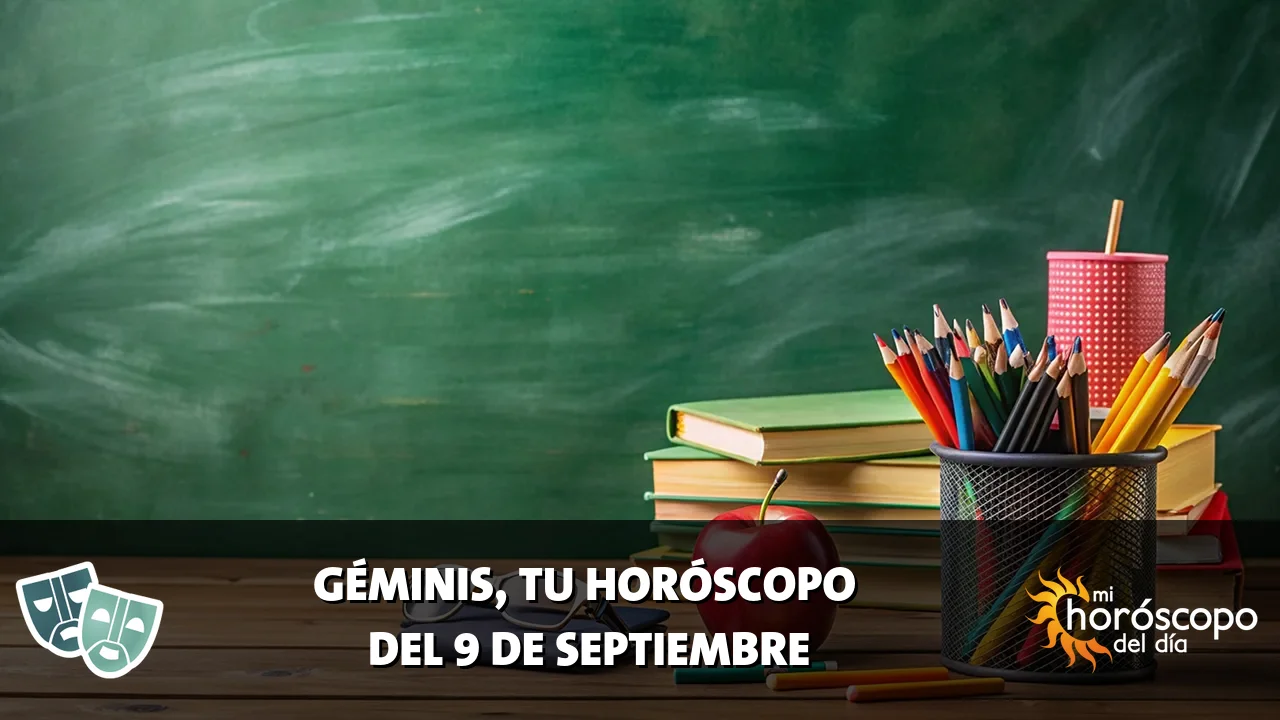 Horóscopo de Géminis del miércoles 9 de septiembre de 2026