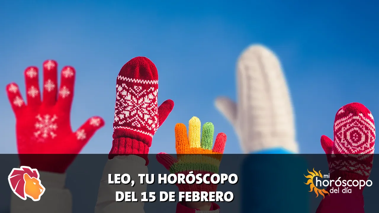 Horóscopo de Leo del domingo 15 de febrero de 2026