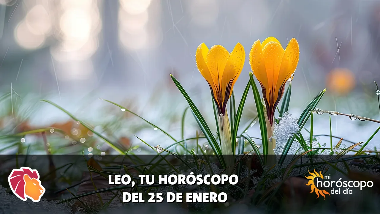 Horóscopo de Leo del domingo 25 de enero de 2026
