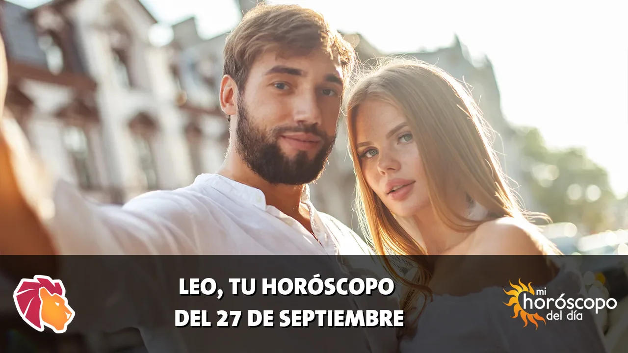 Horóscopo de Leo del domingo 27 de septiembre de 2026