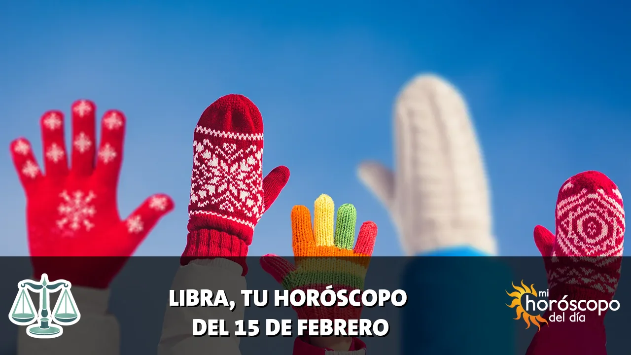 Horóscopo de Libra del domingo 15 de febrero de 2026