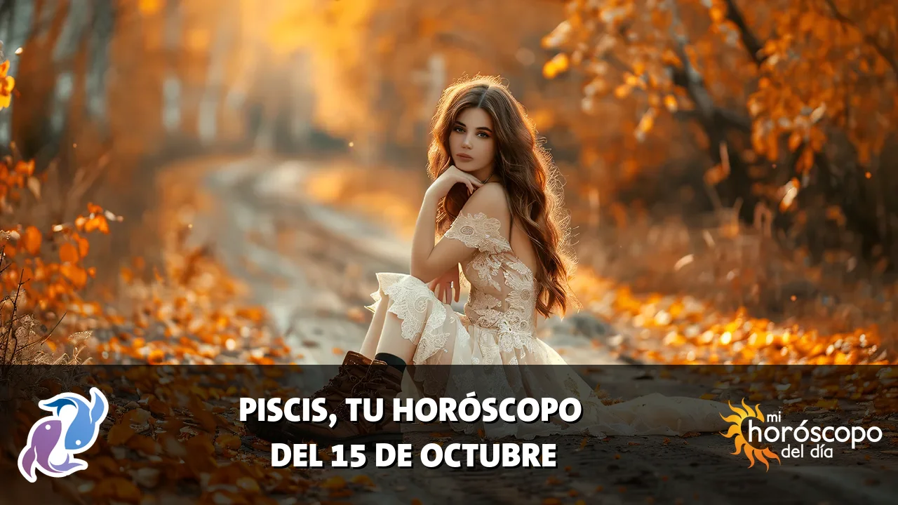 Horóscopo de Piscis del jueves 15 de octubre de 2026