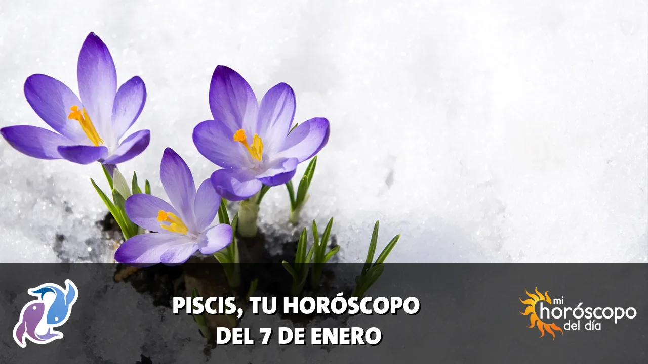 Horóscopo de Piscis del miércoles 7 de enero de 2026