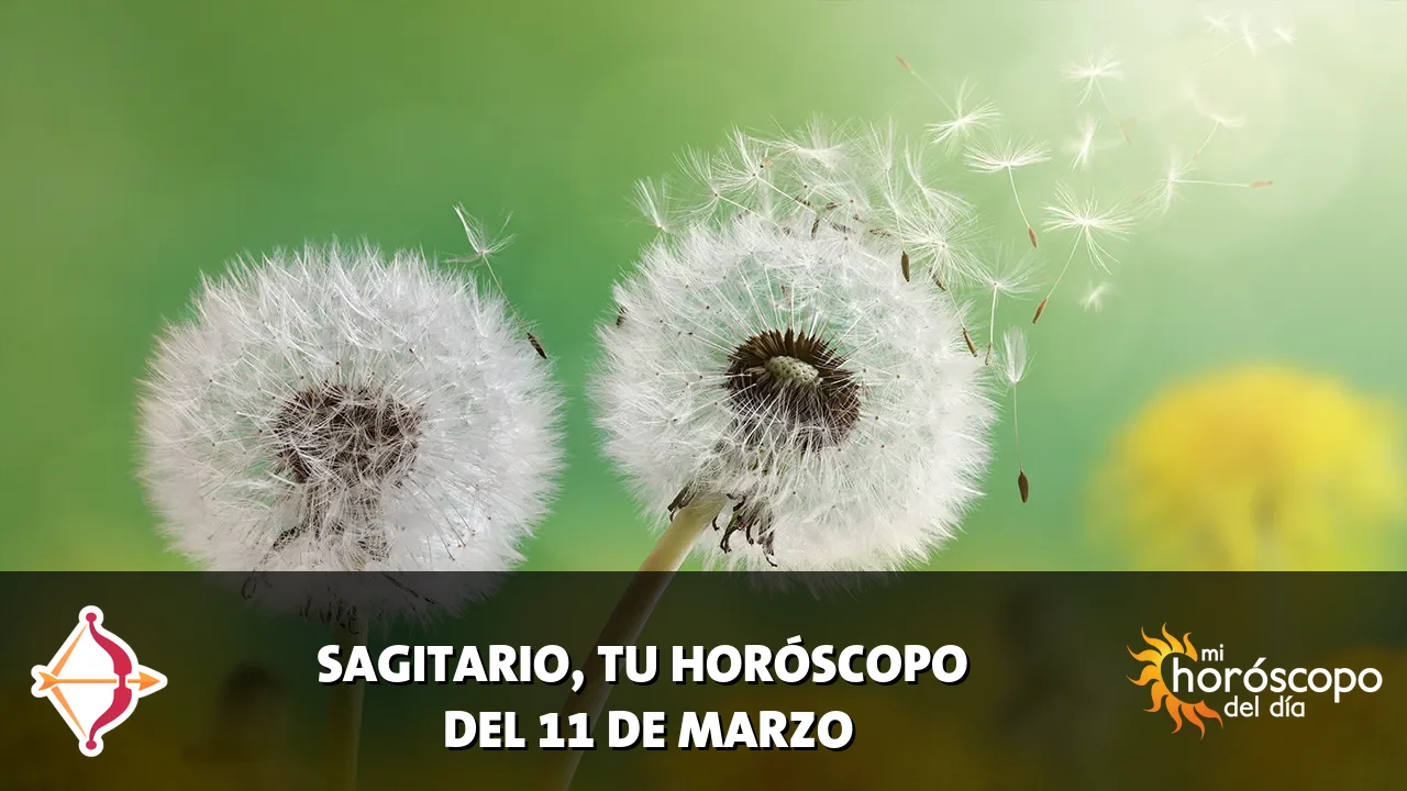 Horóscopo de Sagitario del miércoles 11 de marzo de 2026