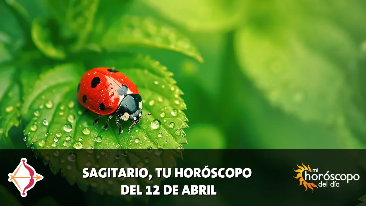 Horóscopo de Sagitario del domingo 12 de abril de 2026