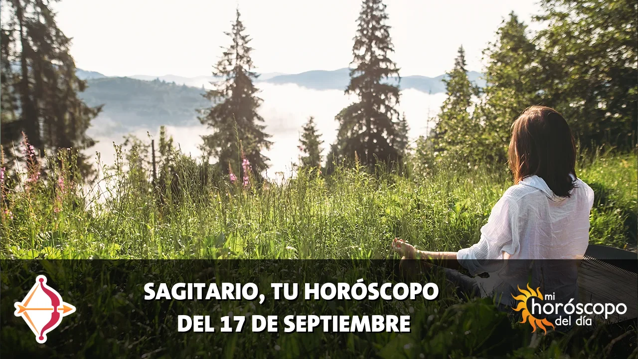 Horóscopo de Sagitario del jueves 17 de septiembre de 2026