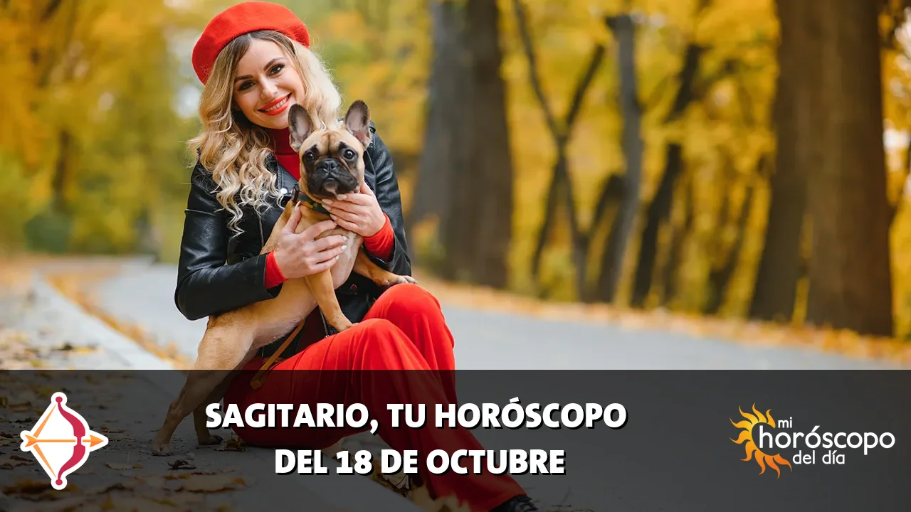 Horóscopo de Sagitario del domingo 18 de octubre de 2026