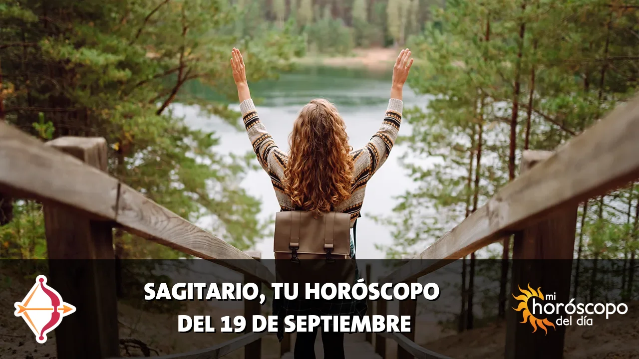 Horóscopo de Sagitario del sábado 19 de septiembre de 2026
