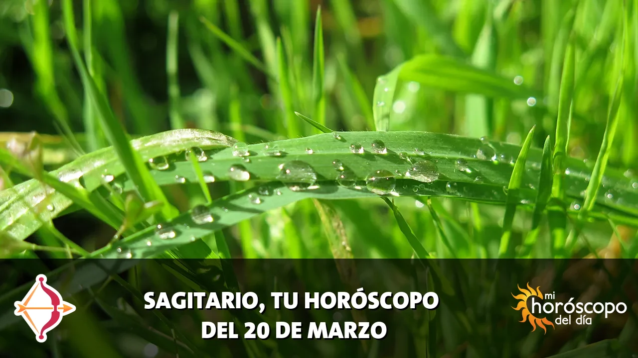 Horóscopo de Sagitario del viernes 20 de marzo de 2026