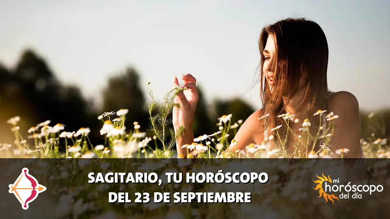 Horóscopo de Sagitario del miércoles 23 de septiembre de 2026