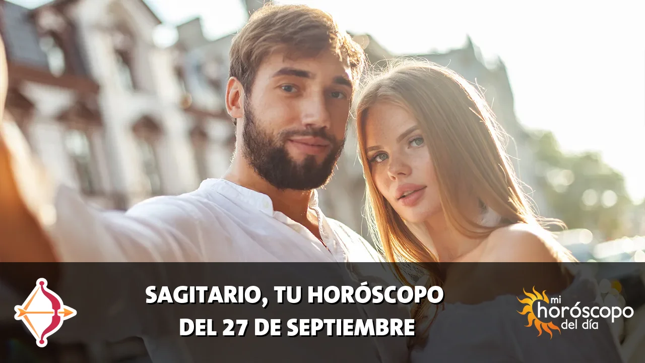 Horóscopo de Sagitario del domingo 27 de septiembre de 2026