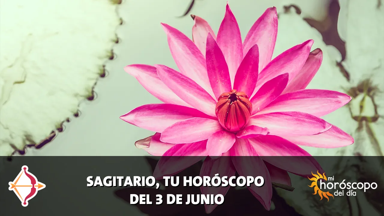 Horóscopo de Sagitario del miércoles 3 de junio de 2026