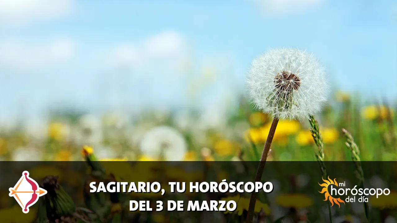 Horóscopo de Sagitario del martes 3 de marzo de 2026