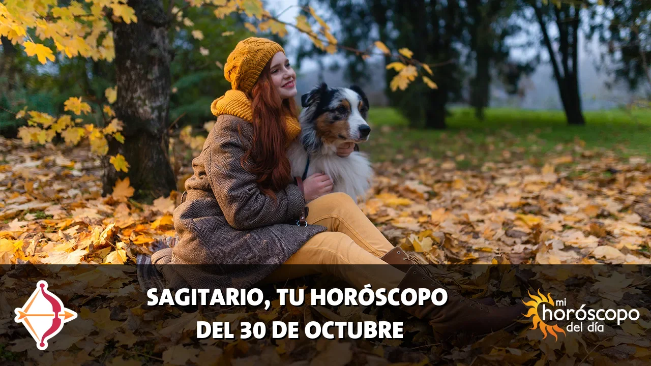 Horóscopo de Sagitario del viernes 30 de octubre de 2026