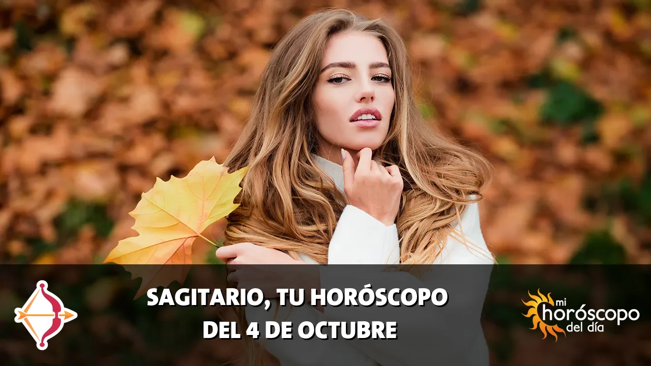 Horóscopo de Sagitario del domingo 4 de octubre de 2026