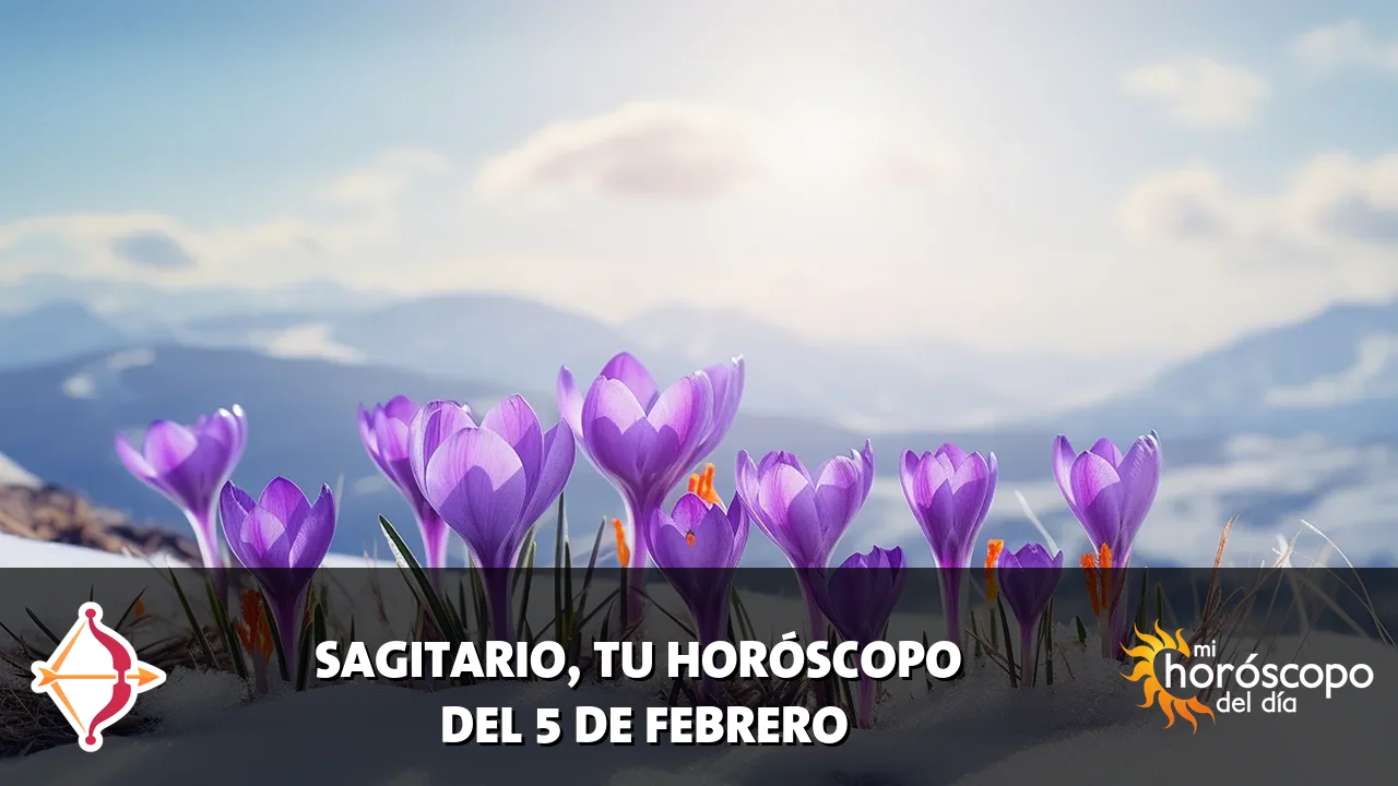 Horóscopo de Sagitario del jueves 5 de febrero de 2026