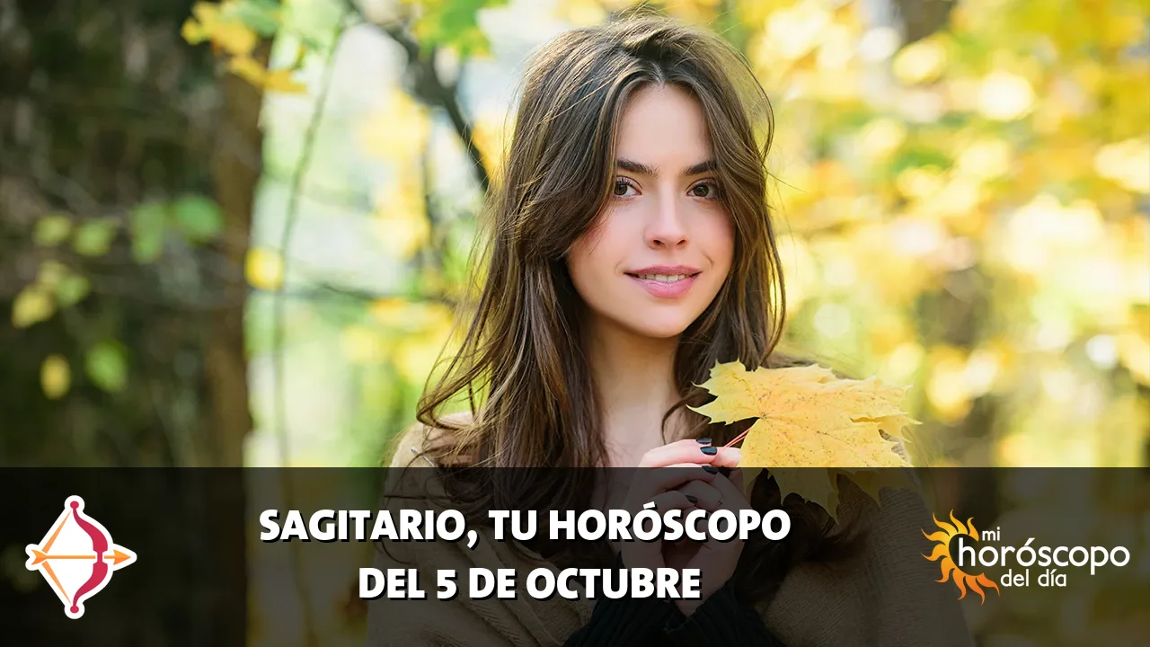 Horóscopo de Sagitario del lunes 5 de octubre de 2026