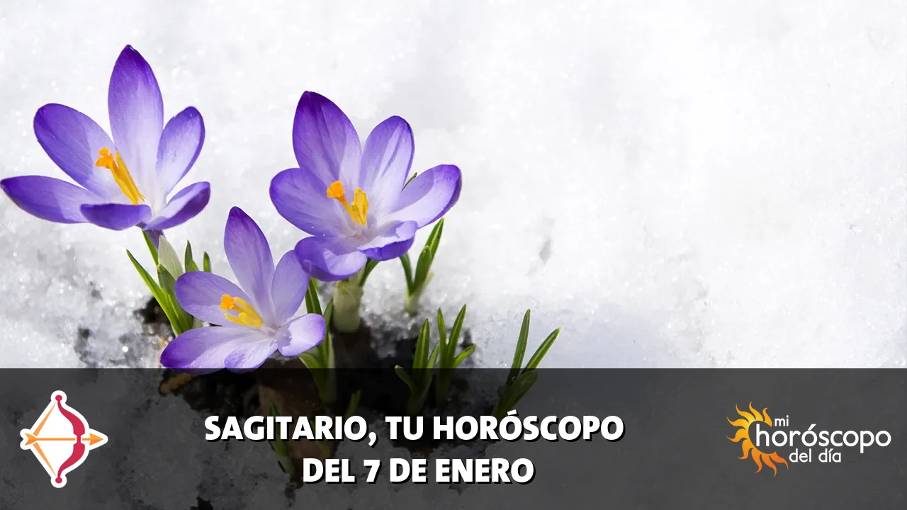 Horóscopo de Sagitario del miércoles 7 de enero de 2026