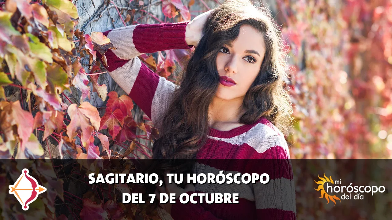 Horóscopo de Sagitario del miércoles 7 de octubre de 2026