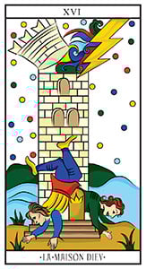 Sacaste la Torre en el Tarot de Marsella... ¡Todo sobre esta carta aquí gratis!