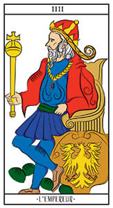 Conoce la carta del emperador en el Tarot de Marsella: 100% gratis